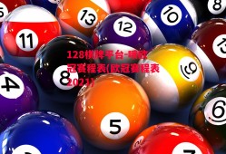 128棋牌平台-哦欧冠赛程表(欧冠赛程表2021)